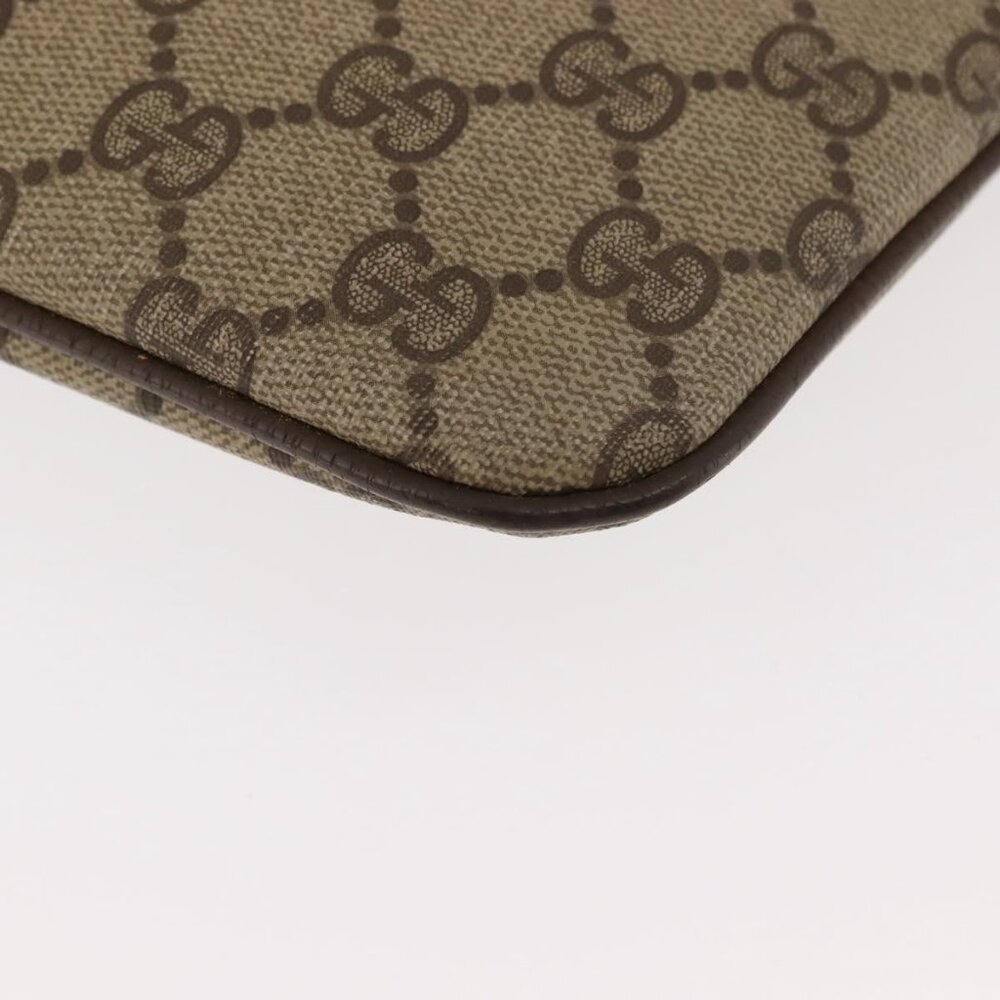 Authentic GUCCI GG Supreme Web Sherry Line Bag PVC Beige Gold 904 02 047 - Picture 5 of 16
